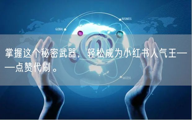 掌握这个秘密武器，轻松成为小红书人气王——点赞代刷。