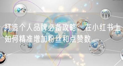 打造个人品牌必备攻略：在小红书上如何精准增加粉丝和点赞数。
